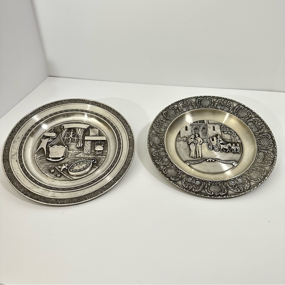 German Pewter Plate